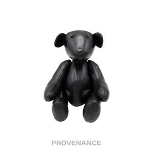 🔴 Gucci Teddy Bear - Black Calfskin Leather